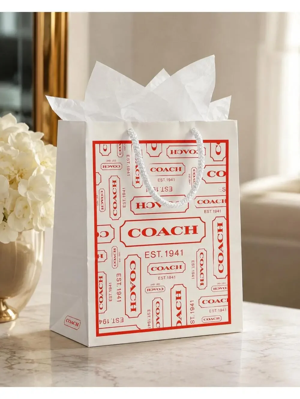 Coach vintage paper
